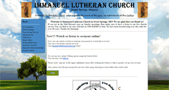 Desktop Screenshot of lcmsimmanuel.org